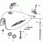 SHADOW RS VT750RS ТОПЛИВНЫЙ БАК