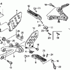 CBR600RR Подножки