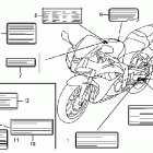 CBR600RR Наклейки