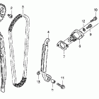 CRF150R Цепь,натяжитель