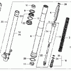 CRF150R Передняя вилка