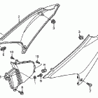 CRF230F БОКОВАЯ КРЫШКА