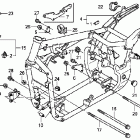 VT750CA Рама