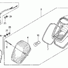 VTX1300C Задний фонарь