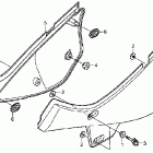 XR650L БОКОВАЯ КРЫШКА