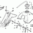 CRF100F ТОПЛИВНЫЙ БАК