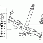 CRF250R Steering stem / damper ('08)