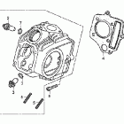 CRF70F ГОЛОВКА ЦИЛИНДРА
