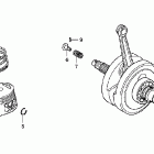 CRF80F Crankshaft @ piston (crf80f)