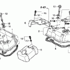 VT750C2 Крышка головки цилиндров