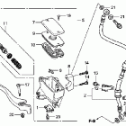 VT750C2 Главный тормозной цилиндр передний
