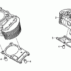 VT750CA Цилиндр