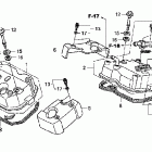VT750CA Крышка головки цилиндров