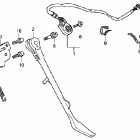 VT750CA Подножка
