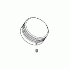 VTX1800F3 Billet upper fork nut cover