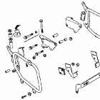 VTX1800F3 Saddlebag, mount brackets
