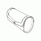 VTX1800N1 Leather front pouch (plain)