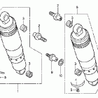 VTX1800N1 Задний амортизатор