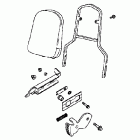 VTX1800T1 Adjustable chrome backrest