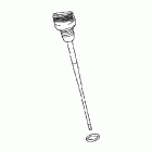 VTX1800T1 Billet dipstick (neo-retro)
