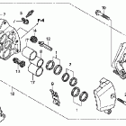 VTX1800T1 Передний тормоз правый
