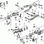 VTX1800T1 Exhaust muffler (vtx1800r / s / t)