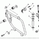 VTX1800T3 Saddlebag mounting bracket