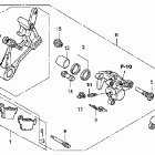 CRF150RB Задний тормозной суппорт
