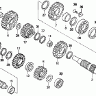 CRF250X ТРАНСМИССИЯ