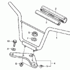 CRF50F Руль и панель переднего номера