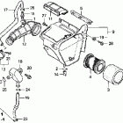 CRF80F Воздухозаборник