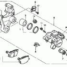 VT1100C2 Задний тормозной суппорт
