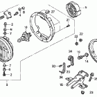 VT750CA Фара