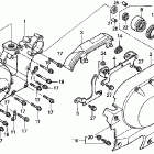 VTX1800F1 Крышка картера левая