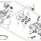 VTX1800F1 Задний торнозной суппорт 2