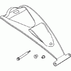 VTX1800R1 Leather tank belt (plain)
