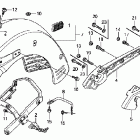 VTX1800R1 Rear fender @ grab rail (1)