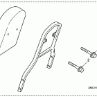 VTX1800T1 Backrest with pad