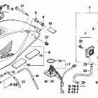 CB600F ТОПЛИВНЫЙ БАК