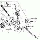 CRF450R Главный тормозной цилиндр передний