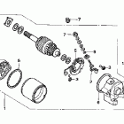 CRF450X ПУСКОВОЙ ЭЛЕКТРОДВИГАТЕЛЬ