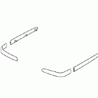 GL1800 Saddlebag molding kit (chrome)