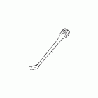 GL1800 Side stand (chrome)