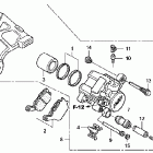 RVT1000R Задний тормозной суппорт