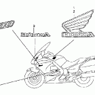 ST1300 Наклейки