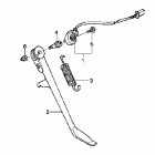 VT600C Подножка