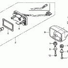 VT750DCA Задний фонарь