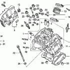 VT750DCB Головка цилиндров передняя