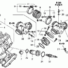 VTX1300R Головка цилиндров передняя