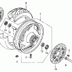 VTX1800C2 Переднее колесо